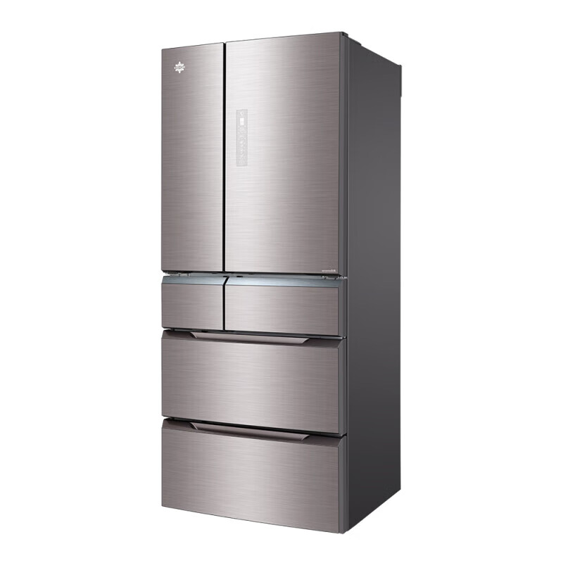 Gree Jinghong Refrigerator 521 Upgraded Level 1 Energy Saving Frequency Converter Multi-Door Household-3 Tender Frozen-5 Ningxian Fully Automatic Ice Making Area WiFi Intelligent Control Platinum Gray Recommended by Mr. Dong Fully Automatic Ice Making Area