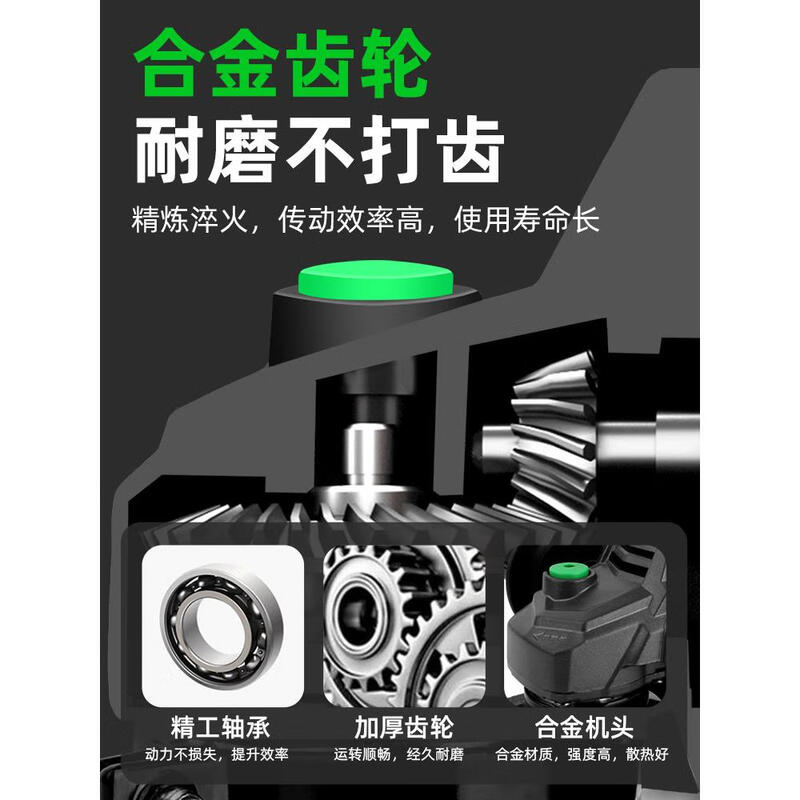 Sanzhu SZ-100 brushless lithium angle grinder high-power rechargeable lithium battery household multi-functional handheld grinder 21V/4.0Ah angle grinder two batteries and one charge