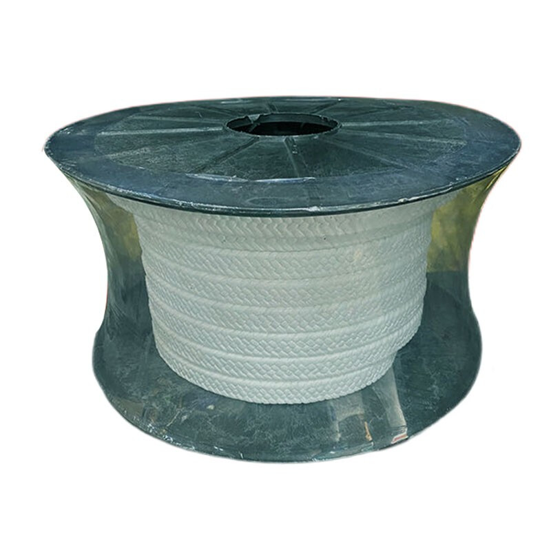 PTFE packing oil-free oil-containing PTFE packing wear-resistant acid and alkali resistance high temperature oil-containing white PTFE packing new material PTFE packing 10*10*1 meters (with oil) new material