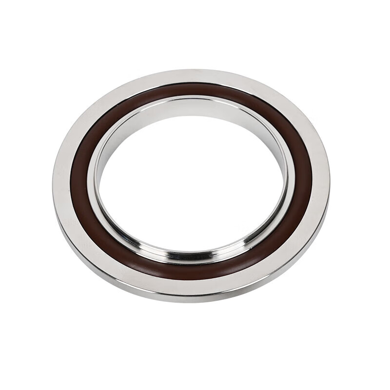 Lu Yueting vacuum KF center bracket + rubber ring + stainless steel outer bracket 304 stainless steel widened positive pressure sealing ring KF25 mesh bracket (0.4 hole * 0.3 side) with 4mm outer ring
