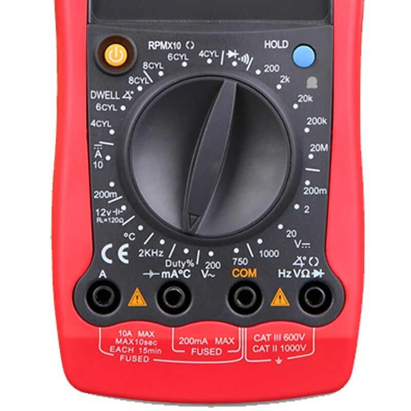 UNI-T UT107 automotive multimeter high-precision digital display multimeter (frequency/temperature 12V battery test)