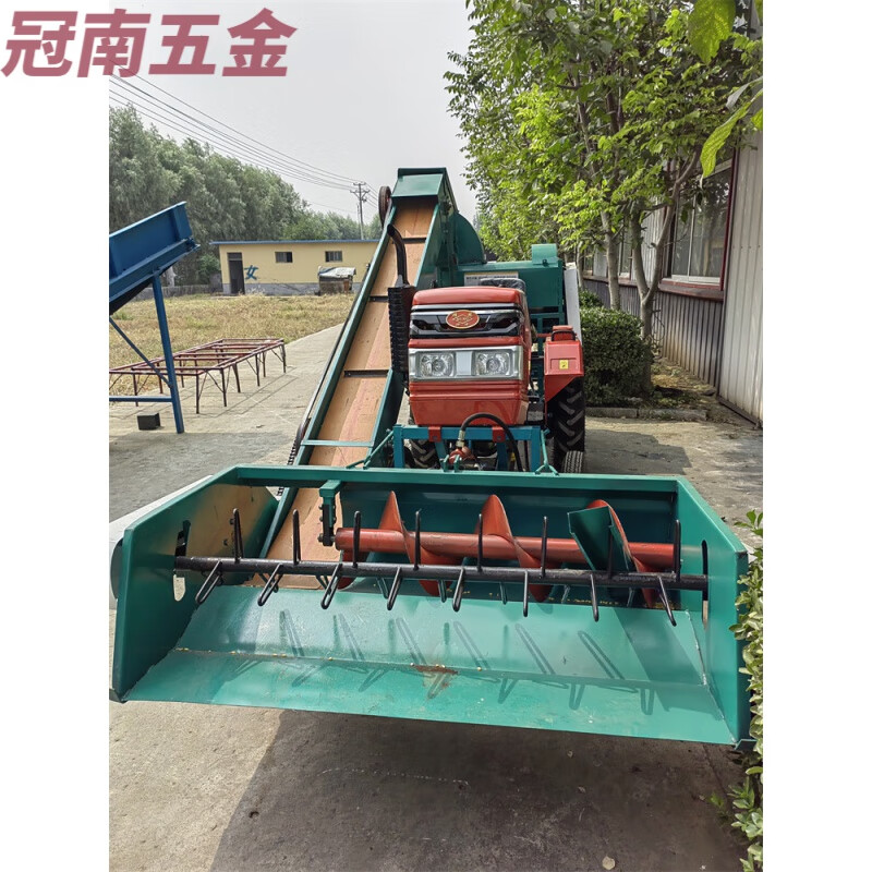BaoMu large vehicle-mounted fully automatic corn thresher 35 horsepower with no peeling, dry and wet dual-purpose corn threshing machine consultation