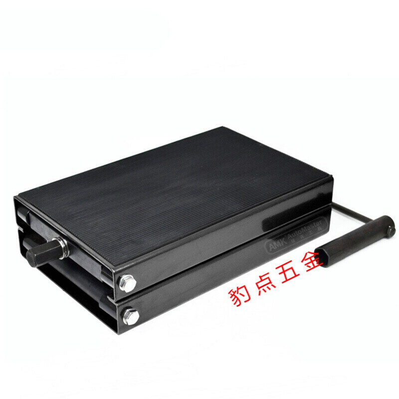 Frame heavy-duty vehicle jack table widened motorcycle lift hydraulic lift repair platform platform model - black version