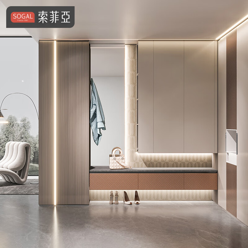 Sophia bedroom wardrobe light luxury master bedroom furniture large wardrobe swing door storage cloakroom whole house custom wardrobe cabinet custom gold