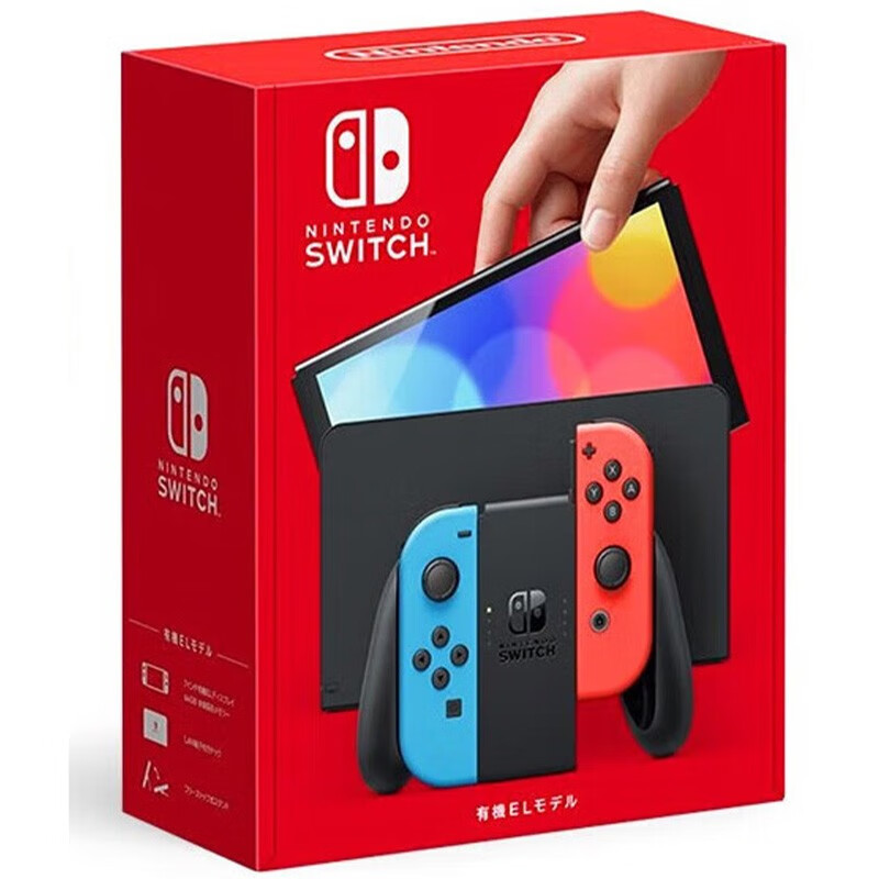 Nintendo (Nintendo) domestic bonded warehouse Switch2/1st generation OLED Japanese version/Hong Kong version game console battery life enhanced version ns somatosensory handheld portable home console OLED Japanese version red and blue 64GB bonded (2-year VIP membership free)
