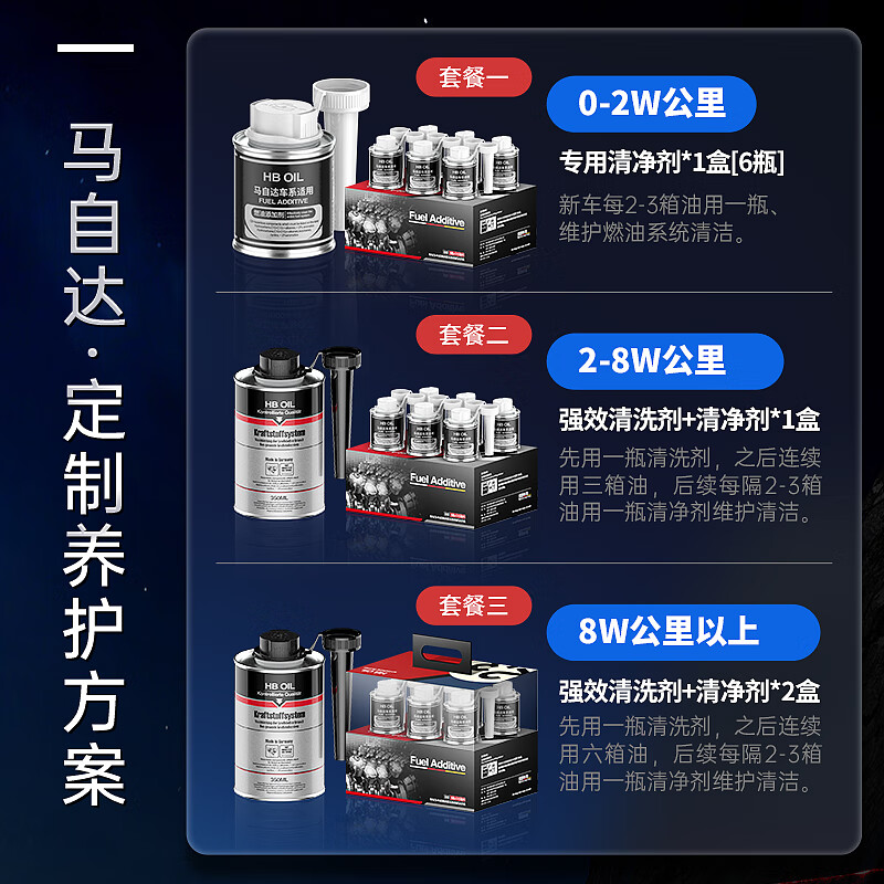 HBOIL is suitable for Mazda Fuel Bao gasoline additives, no disassembly, fuel saving, Atez Onkesela to remove carbon deposits, Mazda car 6-bottle gift box