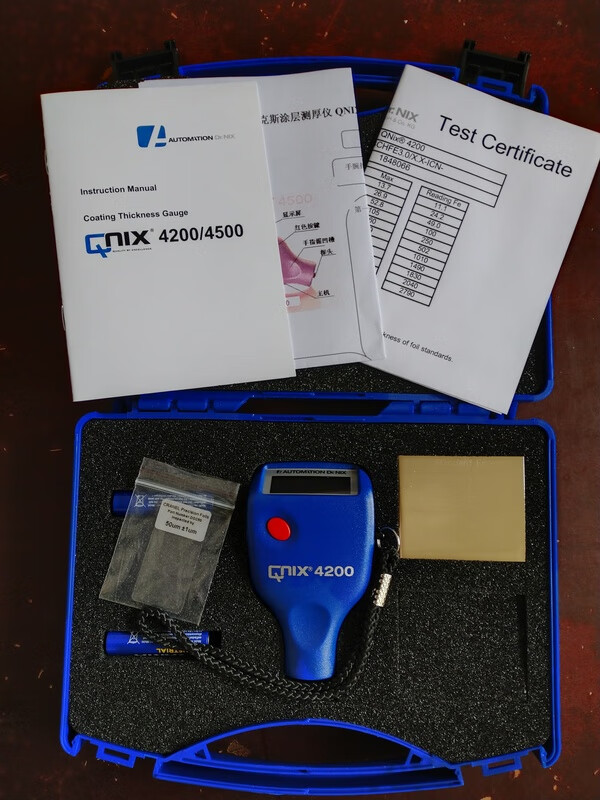 Imported paint film meter NIX QNIX4200/qnix4500 coating thickness meter paint film thickness meter QNIX4200 (iron-based all-in-one machine) Germany