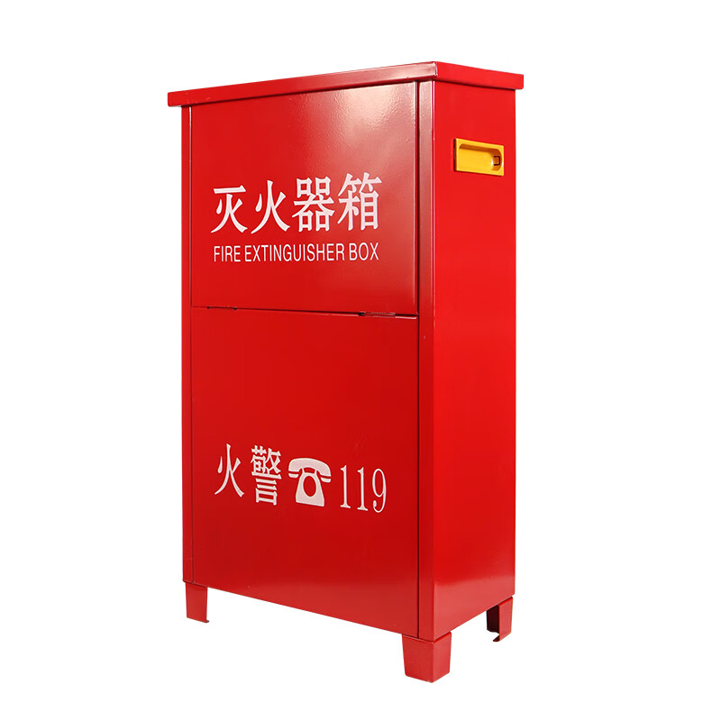 Dry powder fire extinguisher box 4KG 5kg stainless steel fire extinguisher box commercial 8kg fire box carbon dioxide water-based fire extinguisher set household firefighting equipment 4kg box thickened
