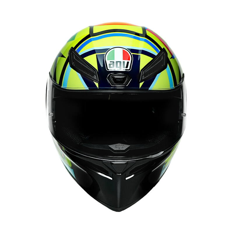 AGV K1S helmet K1 motorcycle motorcycle full-face helmet all-season universal full-coverage running helmet for men and women wide-angle ventilation breathable 3C K1S-SOLELUNA 2017 XL (suitable for 59-61 head circumference)