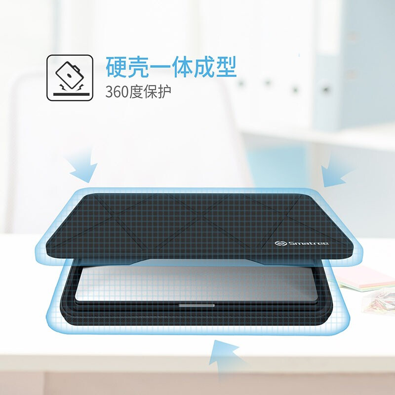 Smatree is suitable for ASUS Gunslinger 7P/8P/9P 18-inch gaming laptop sleeve hard shell storage bag black 18 inches