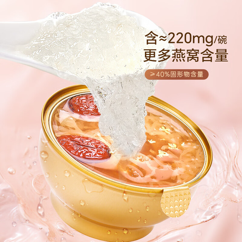 Banshan Farm Fresh Stewed Bird’s Nest and Peach Gum Soup New Year’s Gift Box Ready-to-Eat Meal Replacement Women’s Tonic Spring Festival Gift for Elders and Parents