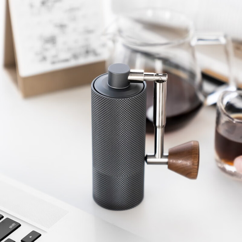 Taimo Nano Mini Portable Coffee Machine Manual Bean Grinder Foldable Coffee Bean Grinder Nano Black Diamond Pattern (Single Product Grinding Core)