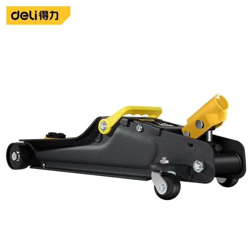Deli 1.5 tons 2 tons 3 tons horizontal hydraulic accessories jack car horizontal national standard jack brand hydraulic car national standard 2T household model with a maximum load capacity of 2.5 tons