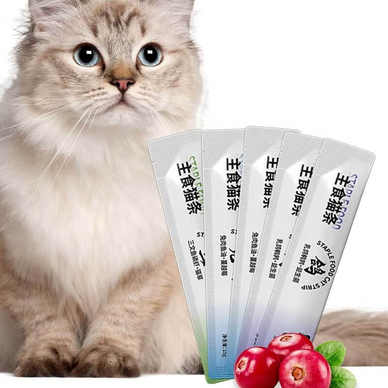 Royal partner cat strips cat snacks full price staple cat strips salmon krill + cat grass formula 15g*48 pieces