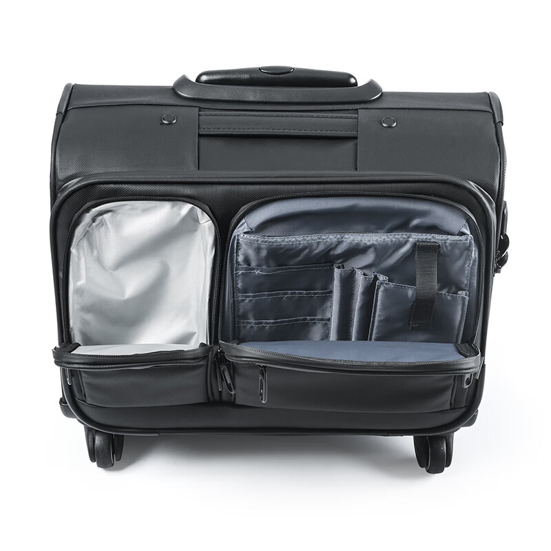 Shanye short-term travel trolley suitcase, small business carry-on suitcase, TSA combination lock suitcase trolley bag, 20 inches