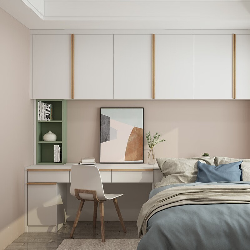 KUKA Home Furnishing (KUKA) customized Japanese-style tatami bed cabinet integrated bedroom er children's room customized overall wardrobe simple cream style second bedroom Customized intention fee please contact customer service for details