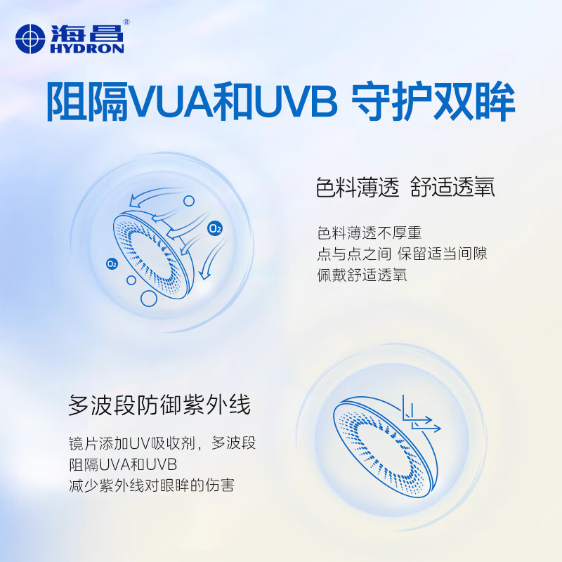 Haichang (HYDRON) Star Eyes Light-Chasing Color Contact Lenses Daily Disposable 10 Pieces Color Myopia Contact Lenses Size and Diameter Natural Dating for Men and Women Sunset Floating Brown - Large Diameter & Native Shallow Pupils | 38% Water 425 Degrees