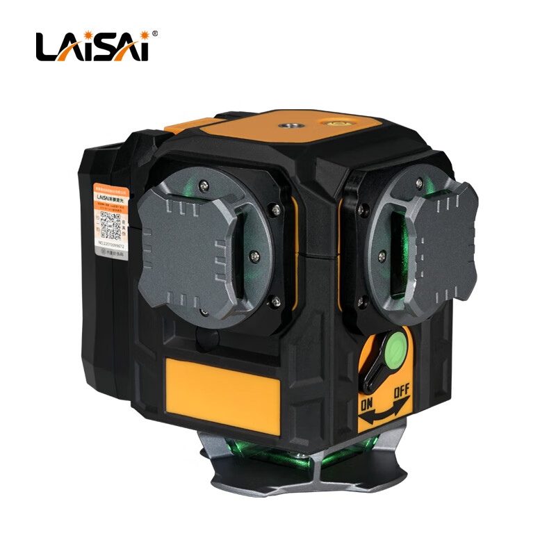 Laser Laser 6656 high-brightness high-precision strong light thin-line infrared level meter wall and floor meter 80 mW 200 mW high-power light source LSG6656 high-brightness 80 mW green light 12 lines standard