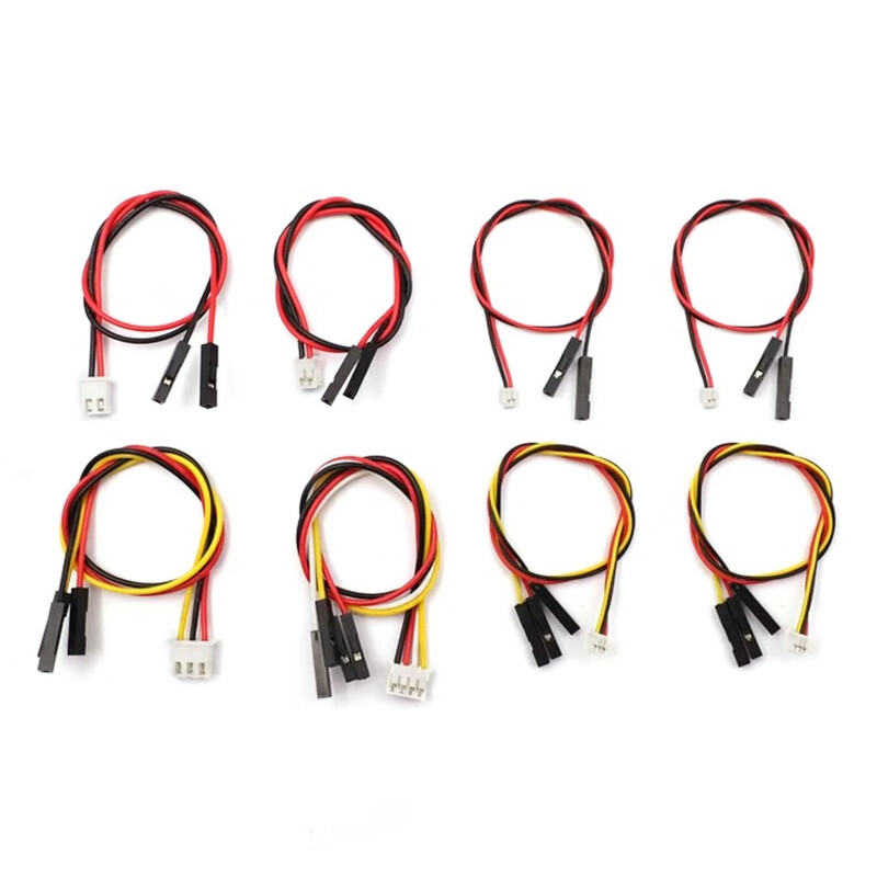 Dafuri DuPont 2.54-1p to XH2.54/PH2.0/1.0/1.25mm plastic shell terminal cable 2P-6P adapter cable 1.0mm 5P Bang 2.54-1P 20cm (5 pieces)