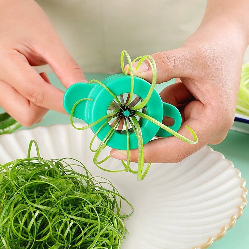 Andena Plum Blossom Shredded Onion Artifact Ultra-fine Onion Shredded Knife Kitchen Commercial Onion Slicing Knife Tool Multifunctional Vegetable Slicer Onion Shredded 1 Pack