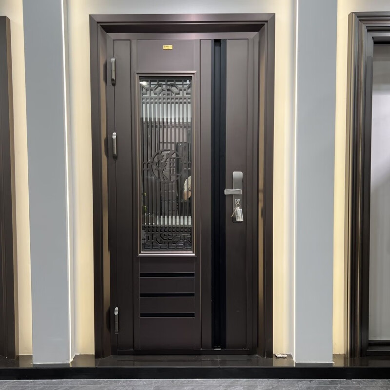 Vinoa 304 luxury stainless steel entrance door Korean door custom door high-end door light luxury explosion-proof door factory direct sales 304 stainless steel entrance door 1000*2300*280