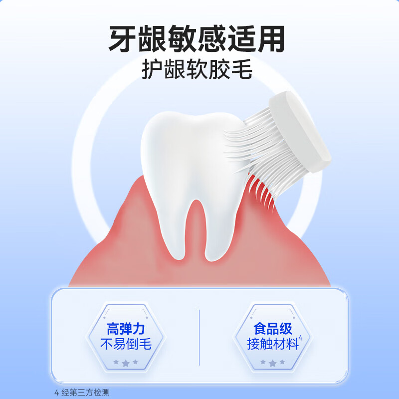 Namei nano antibacterial soft toothbrush gently cleans teeth and massages gums, family pack 9 pieces