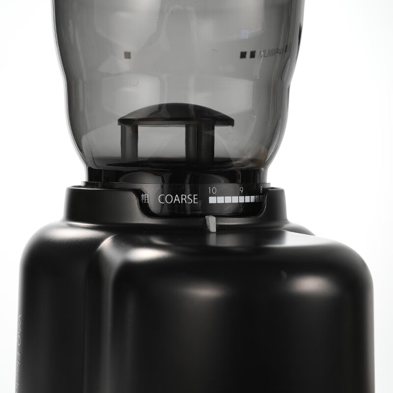HARIO electric coffee grinder V60 electric coffee bean grinder multi-functional small grinder stainless steel grinding core EVC black with push powder cover