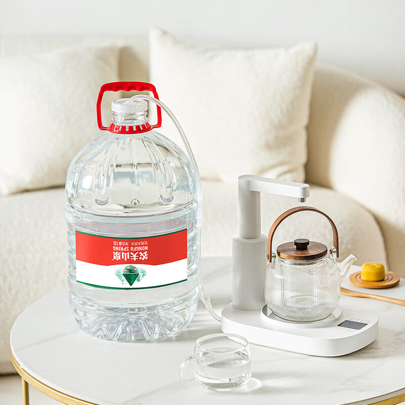 Nongfu Spring Drinking Water Natural Drinking Water 12.9L*1 Barrel (minimum price of 2 pieces) Natural Weak Alkaline Purchase only on APP