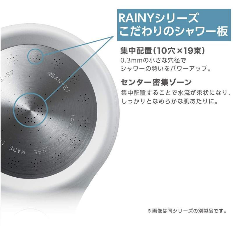 SANEI Japanese original Sanei Sanei fine water shower handheld pressurized water-saving shower head 50% water saving rate simple design PS310-80XA-BA2 simple style blue