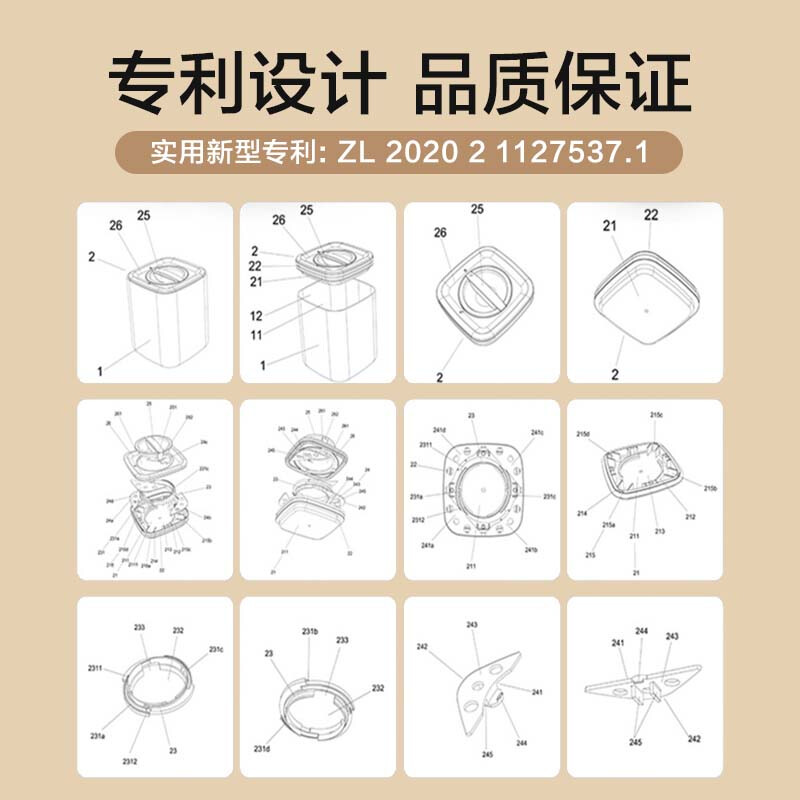 Made in Tokyo, rice buckets for home use are insect-proof and moisture-proof, patented strong sealing rice storage boxes and rice jars (can hold 10 kilograms of rice)