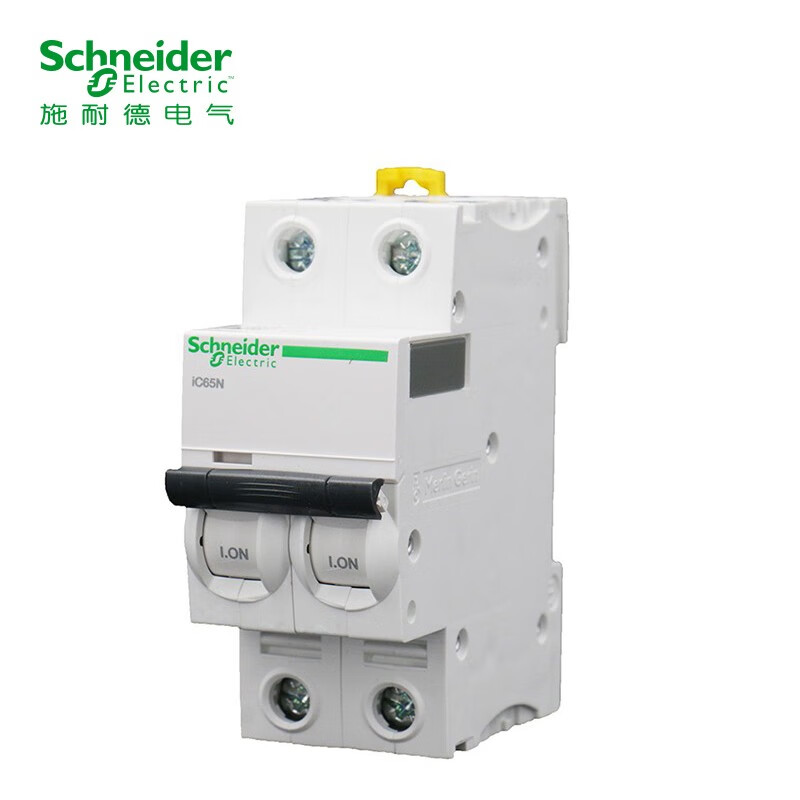 Schneider air switch A9 series IC65N small circuit breaker 2P double in and double out C type 2A air open main switch A9F18202