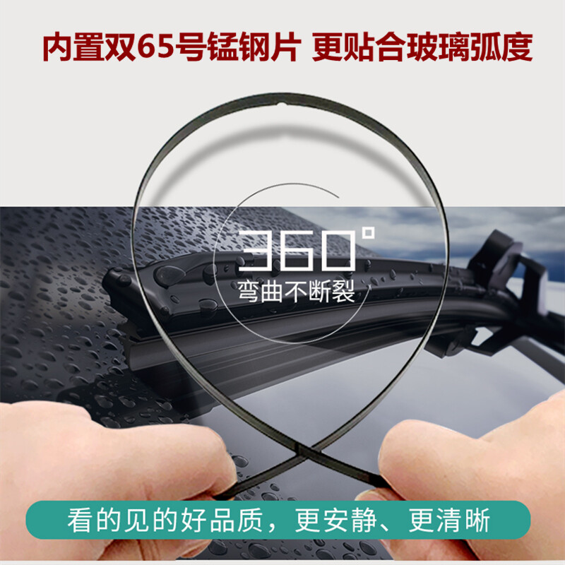 Hanlai Wuling Hongguang V wiper original Hongguang V wiper strip Hongguang V wiper blade 19-22 car wiper Hongguang V (19-22)