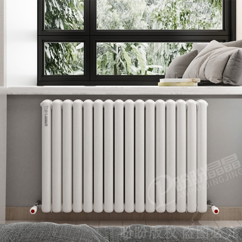 Panpanjingjing double bottom radiator household water heating centralized heating self-heating wall-mounted stainless steel radiator GZS height 300mm