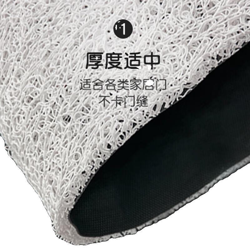 UUVZK Line Puppy Cartoon Entering Home Rental Interesting Wire Circle Carpet Anti-slip Blanket Foot Rug Dirty Resistant Cuttable Door Carpet Dog Series-A 40*60CM