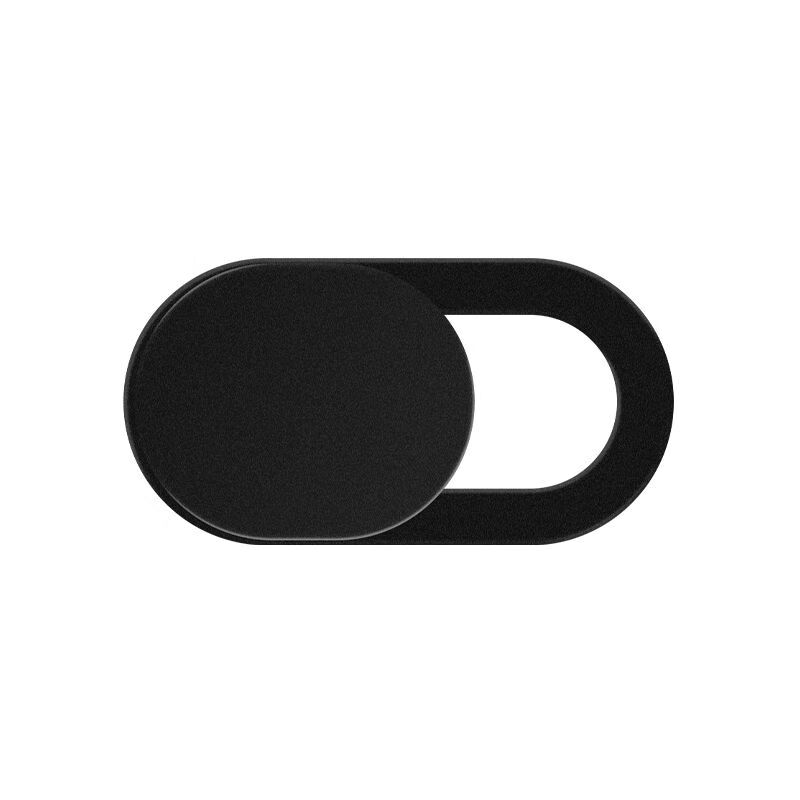 Fanrui camera shielding sticker is suitable for notebooks, mobile phones and tablets live broadcast front lens cover to prevent hackers, peeping, monitoring, privacy protection, Mac conference confidentiality Book lens shielding cover, black one