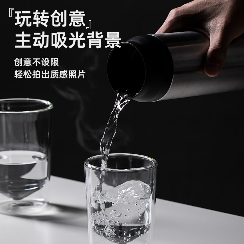 Leitz 3*2 meters black flocked cloth live broadcast background cloth shooting photography solid color thickened light-absorbing cloth flannel product photo curtain keying cloth portrait photography soft light cloth