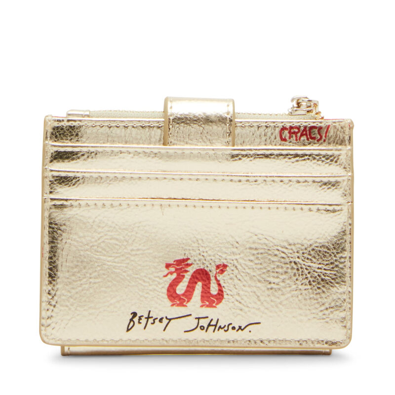 Betsey johnson Women's Bam Fold Wallet Gold One Size Gold One Size Betsey Gold One Size