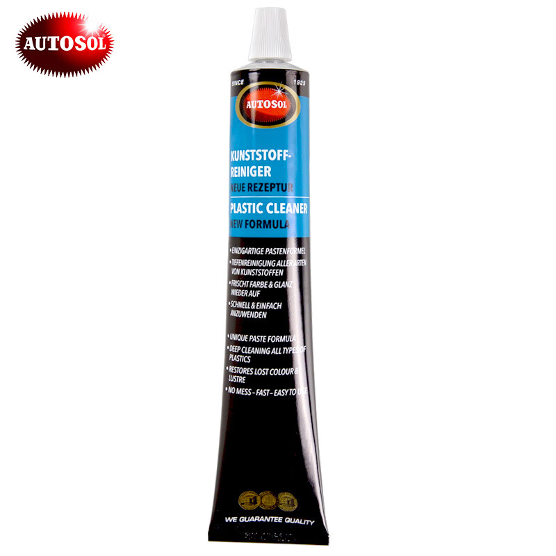 AUTOSOL plastic cleaning paste plastic parts renovation agent black bumper car interior whitening repair polish 75ml