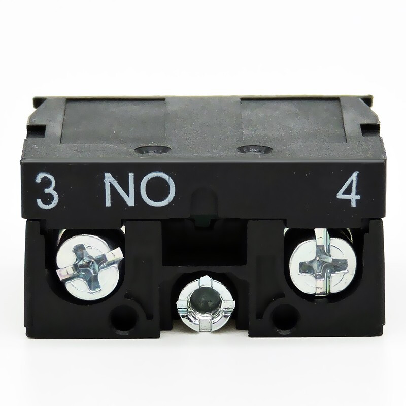 Original Schneider XB2BW illuminated button, self-reset start stop switch, color red, yellow, blue, green and white, contact ZB2BE101 normally open 102 normally closed ZB2-BE101C normally open (1NO) contact