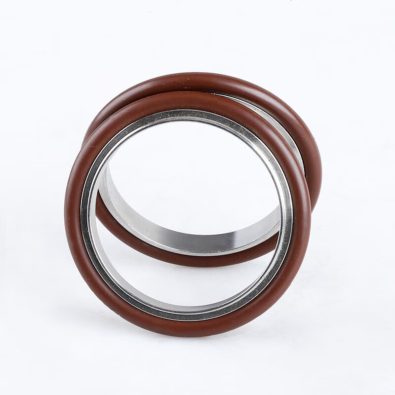 Lu Yueting KF vacuum bracket sealing ring stainless steel fluorine rubber aluminum alloy 50 Ding Qing 16 clamp 25 pipe fittings 40 quick release chuck KF40 stainless steel bracket + fluorine rubber ring