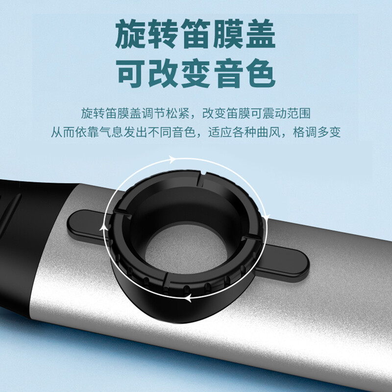 Romusic kazoo mouth flute professional playing metal kazoo niche simple and easy to learn musical instrument for beginners silver