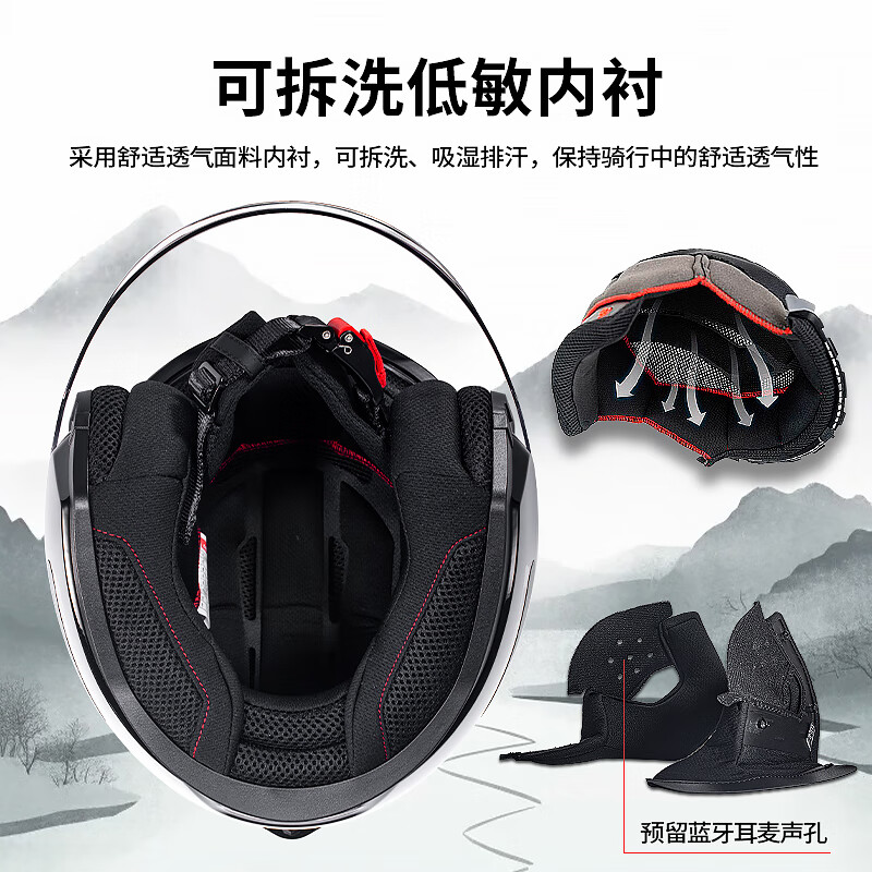 LS2 Summer Motorcycle Half Helmet Large Size Men's and Women's Commuting Electric Vehicle Helmet Pedal Three-quarter Helmet OF608 Flash White L (55-56 head circumference recommended)