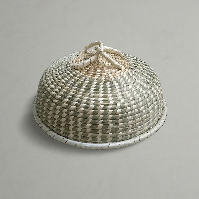 Fanyu handmade straw pot lid steamer steamer steamer steamer lid wok iron aluminum pot lid 24cm pot mouth inner diameter