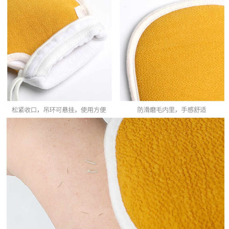 PAIDAI bath towel, adult bath towel, back strip, bath ball, bath towel, frosted thickened set, three-piece bath set, blue