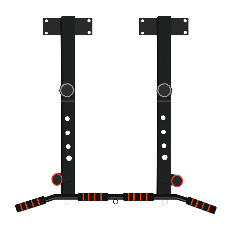 Gu Jianmu home indoor horizontal bar wall top-mounted pull-up punched beam home single-bar side hanging bar fitness device white telescopic beam horizontal bar + swing + 1m hanging ring + installation wrench