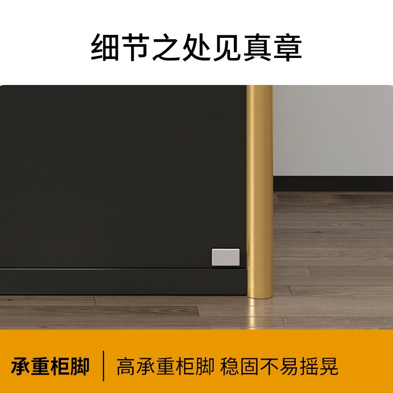 Kington Glass Display Cabinet Certificate of Honor Certificate Trophy Medal Exhibition Cabinet Sample Display Cabinet Product Display Rack Golden L Cabinet 100*40*200cm