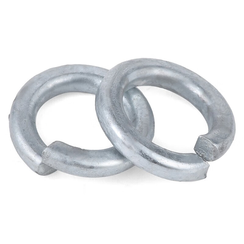 JINGGONG Grade 8.8 hot-dip galvanized spring washer hot-dip galvanized spring washer elastic washer M8/10/12/14/16/20 M10 (200 pieces)