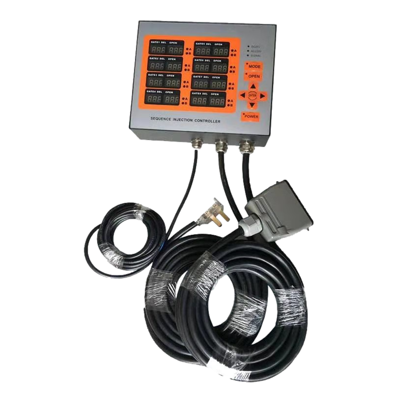 Hot runner timing controller delayer 8 sets of air valve oil valve time controller 8-point mold injection molding machine needle valve 8 sets of air valve timing controller ordinary model