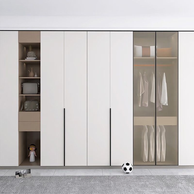 Chengshi Xianghe Furniture Beijing whole house customized Millennium Boat ENF grade particle board wardrobe entry shoe cabinet tatami cabinet Millennium Boat ENF grade particle board whole house customization enjoy full discount