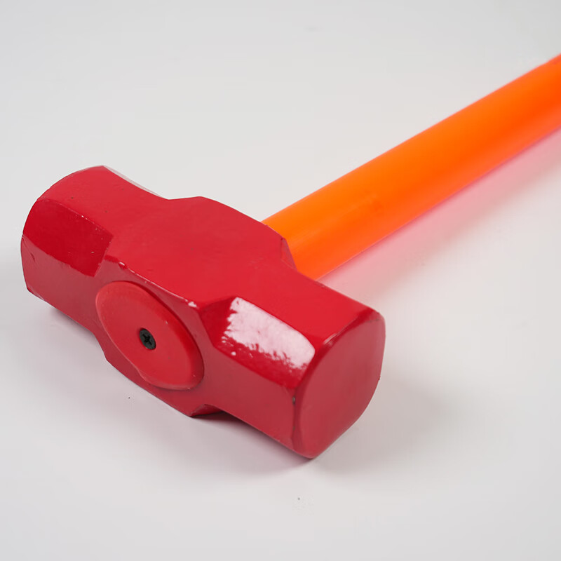 Hasdick long-handled large hammer octagonal hammer decoration hammer chisel wall hammer iron hammer with handle octagonal hammer 8 pounds